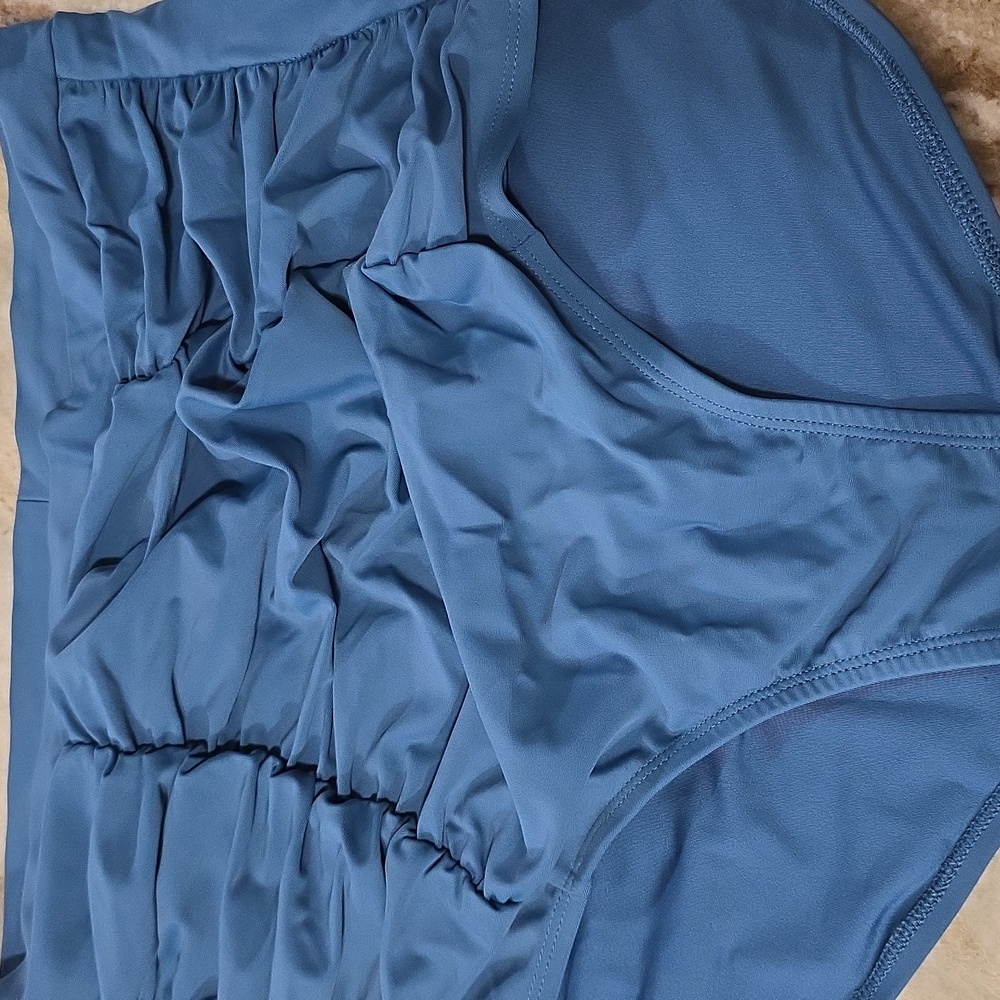 Shapermint Essentials Blue Swimsuit - image 4